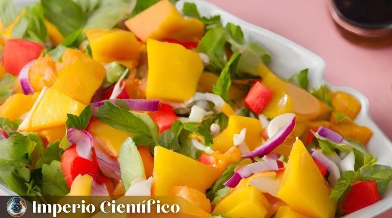 Receta Super F Cil Para Preparar Ensalada Agridulce Con Mango