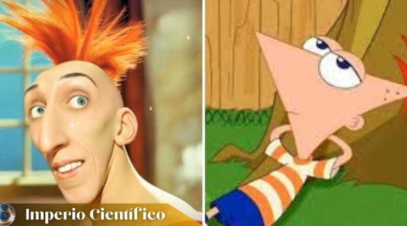 IA revela el verdadero aspecto de los personajes de Phineas y Ferb